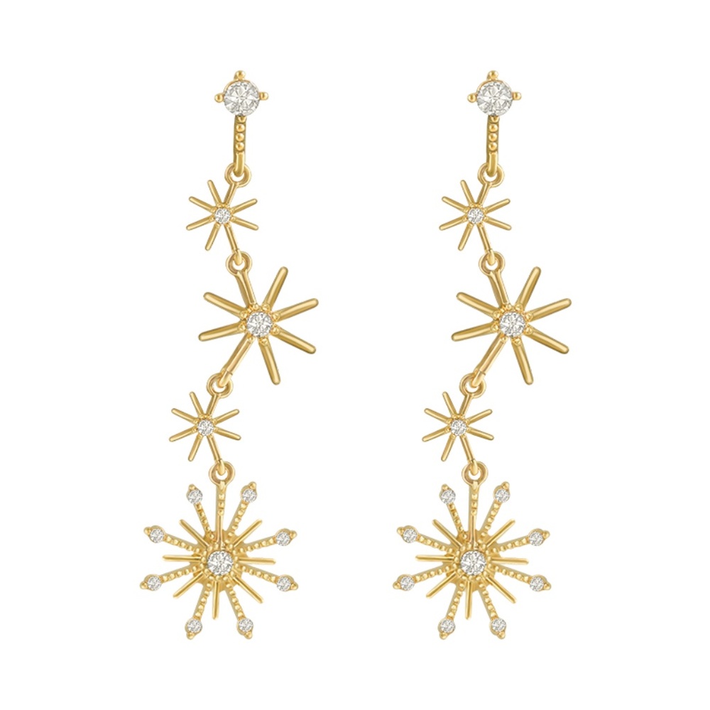 Simple Fashion Star Long Earrings